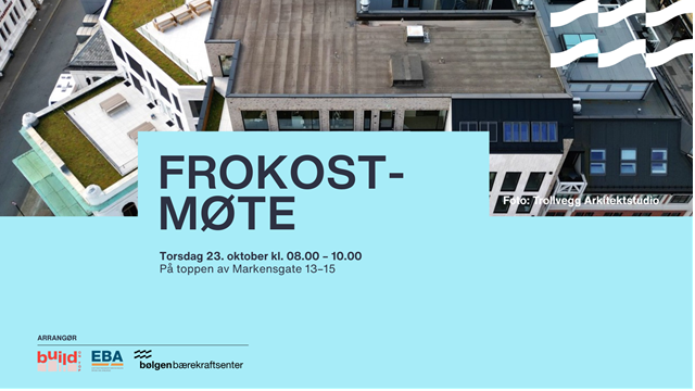 Frokostmøte på toppen av Markensgate 13-15, Kristiansand