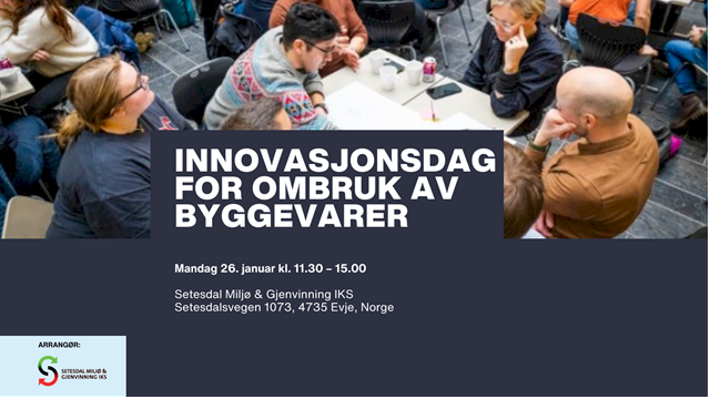 Innovasjonsdag for ombruk av byggevarer - EVJE