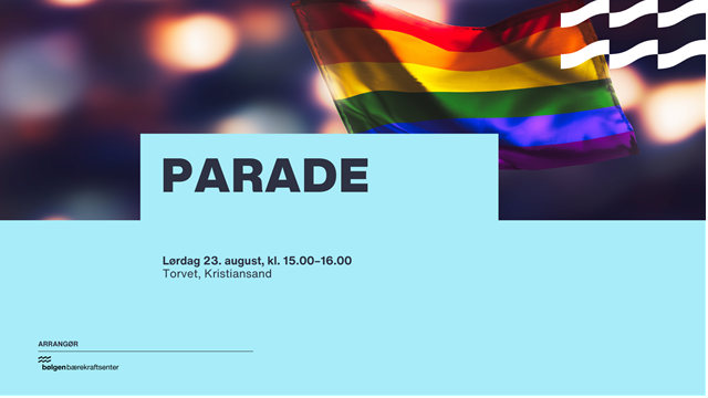 Parade under Skeive Sørlandsdager