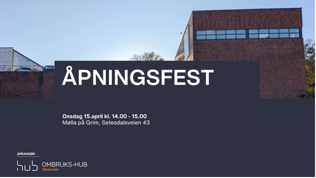 Åpningsfest ombrukslageret