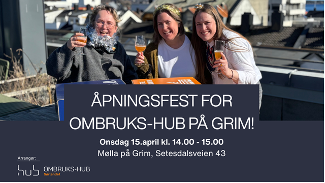 Åpningsfest ombrukslageret