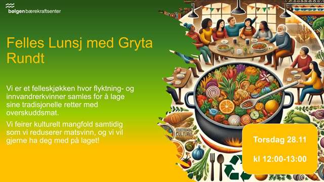 Felles lunsj med Gryta rundt